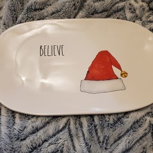 Rae Dunn Christmas Believe Platter